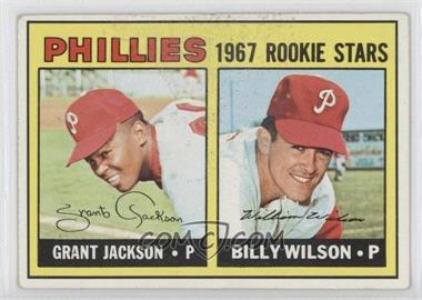 1967 Topps - [Base] #402.2 - 1967 Rookie Stars - Grant Jackson, Bill Wilson (Complete Line under Stats on Back) [Noted]