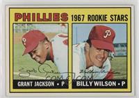 1967 Rookie Stars - Grant Jackson, Bill Wilson (Complete Line under Stats on Ba…