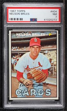 1967 Topps - [Base] #404 - Nelson Briles [PSA 7 NM]