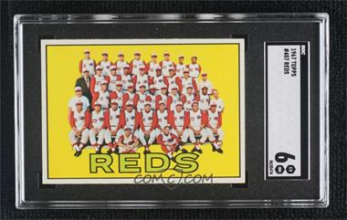 1967 Topps - [Base] #407 - Cincinnati Reds Team [SGC 6 EX/NM]