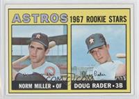 1967 Rookie Stars - Norm Miller, Doug Rader