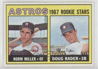 1967 Topps - [Base] #412 - 1967 Rookie Stars - Norm Miller, Doug Rader [COMC RCR Good‑Very Good]