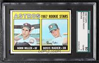 1967 Rookie Stars - Norm Miller, Doug Rader [SGC 80 EX/NM 6]