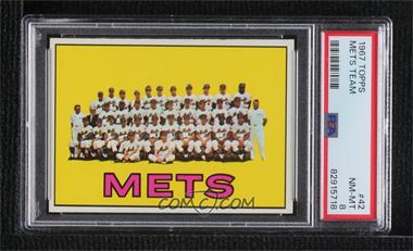 1967 Topps - [Base] #42 - New York Mets Team [PSA 8 NM‑MT]