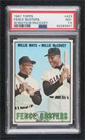 Willie Mays, Willie McCovey [PSA 7.5 NM+]