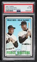 Willie Mays, Willie McCovey [PSA 6 EX‑MT]