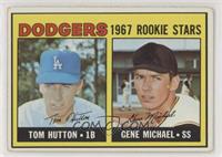 1967 Rookie Stars - Tom Hutton, Gene Michael [Poor to Fair]