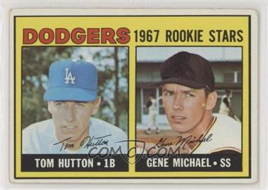1967 Topps - [Base] #428 - 1967 Rookie Stars - Tom Hutton, Gene Michael [Poor to Fair]