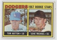 1967 Rookie Stars - Tom Hutton, Gene Michael [Poor to Fair]