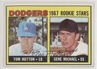 1967 Rookie Stars - Tom Hutton, Gene Michael