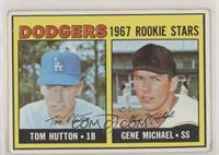 1967 Rookie Stars - Tom Hutton, Gene Michael [Good to VG‑EX]