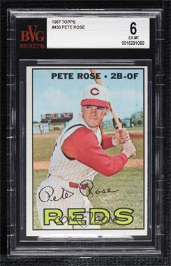 1967 Topps - [Base] #430 - Pete Rose [BVG 6 EX‑MT]