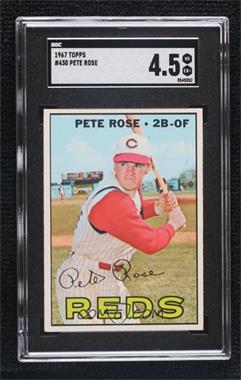 1967 Topps - [Base] #430 - Pete Rose [SGC 4.5 VG/EX+]