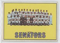 Washington Senators Team