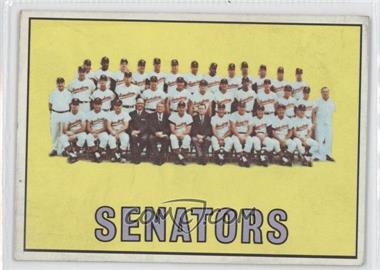 1967 Topps - [Base] #437 - Washington Senators Team