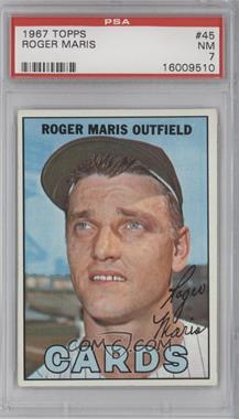 1967 Topps - [Base] #45.1 - Roger Maris (Cards) [PSA 7 NM]