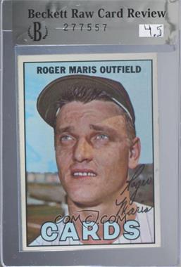 1967 Topps - [Base] #45.1 - Roger Maris (Cards) [BRCR 4.5]