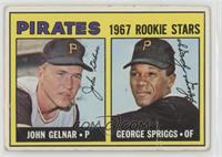 1967 Rookie Stars - John Gelnar, George Spriggs [Good to VG‑EX]