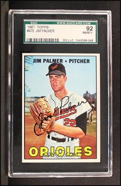 1967 Topps - [Base] #475 - Jim Palmer [SGC 88 NM/MT 8]