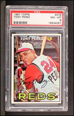1967 Topps - [Base] #476 - Tony Perez [PSA 8 NM‑MT]