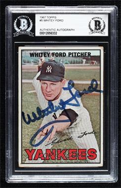 1967 Topps - [Base] #5 - Whitey Ford [BAS Authentic]