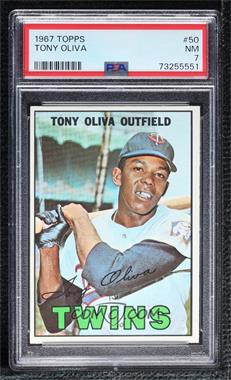 1967 Topps - [Base] #50 - Tony Oliva [PSA 7 NM]