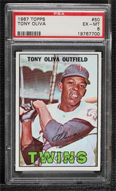 1967 Topps - [Base] #50 - Tony Oliva [PSA 6 EX‑MT]