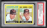 1967 Rookie Stars - Ed Barnowski, Larry Haney [PSA 6 EX‑MT]