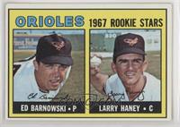 1967 Rookie Stars - Ed Barnowski, Larry Haney