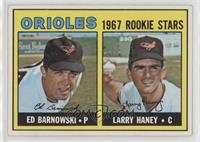 1967 Rookie Stars - Ed Barnowski, Larry Haney [Good to VG‑EX]