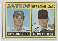 1967 Rookie Stars - Dave Adlesh, Wes Bales