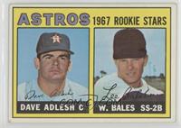 1967 Rookie Stars - Dave Adlesh, Wes Bales