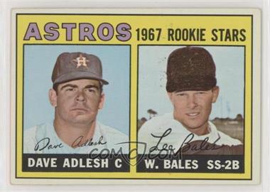 1967 Topps - [Base] #51 - 1967 Rookie Stars - Dave Adlesh, Wes Bales