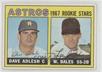 1967 Rookie Stars - Dave Adlesh, Wes Bales [Good to VG‑EX]