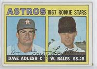 1967 Rookie Stars - Dave Adlesh, Wes Bales