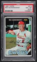 Red Schoendienst [PSA 8 NM‑MT (OC)]