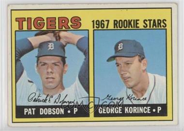 1967 Topps - [Base] #526 - 1967 Rookie Stars - Pat Dobson, George Korince