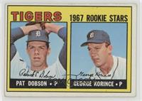 1967 Rookie Stars - Pat Dobson, George Korince [Good to VG‑EX]