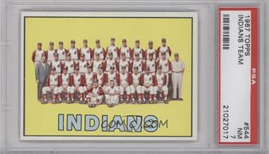 1967 Topps - [Base] #544 - High # - Cleveland Indians Team [PSA 7 NM]
