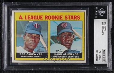 1967 Topps - [Base] #569 - High # - Rod Carew, Hank Allen [BGS Authentic Altered]