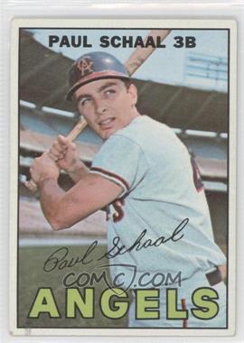 1967 Topps - [Base] #58.2 - Paul Schaal (Bat Normal Color Above Name) [Good to VG‑EX]