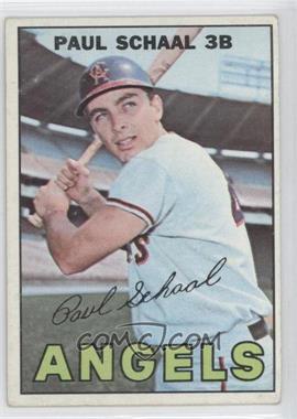 1967 Topps - [Base] #58.2 - Paul Schaal (Bat Normal Color Above Name)