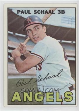 1967 Topps - [Base] #58.2 - Paul Schaal (Bat Normal Color Above Name)