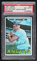 Paul Schaal (Bat Normal Color Above Name) [PSA 8 NM‑MT]