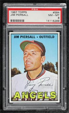 1967 Topps - [Base] #584 - High # - Jim Piersall [PSA 8 NM‑MT]