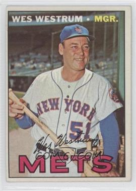 1967 Topps - [Base] #593 - High # - Wes Westrum