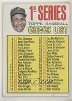 1st Series Checklist (Frank Robinson)