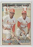 Cards Clubbers (Lou Brock, Curt Flood) [Noted]