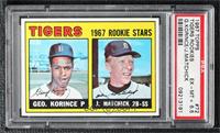 1967 Rookie Stars - George Korince, Tom Matchick (James Brown pictured in Korin…