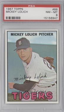 1967 Topps - [Base] #88 - Mickey Lolich [PSA 8 NM‑MT]